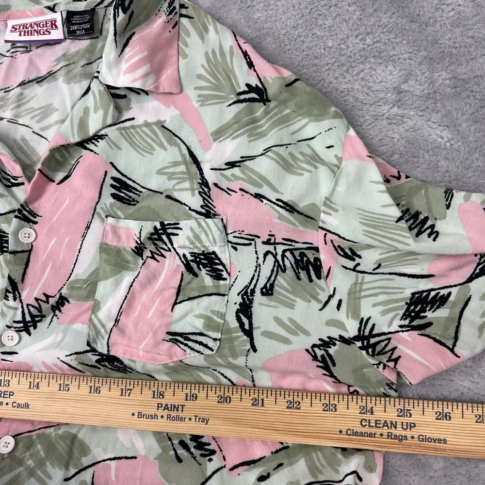 Stranger Things Netflix Hopper Vacation Costume Shirt‎ Adult Size 2XBT Spirit